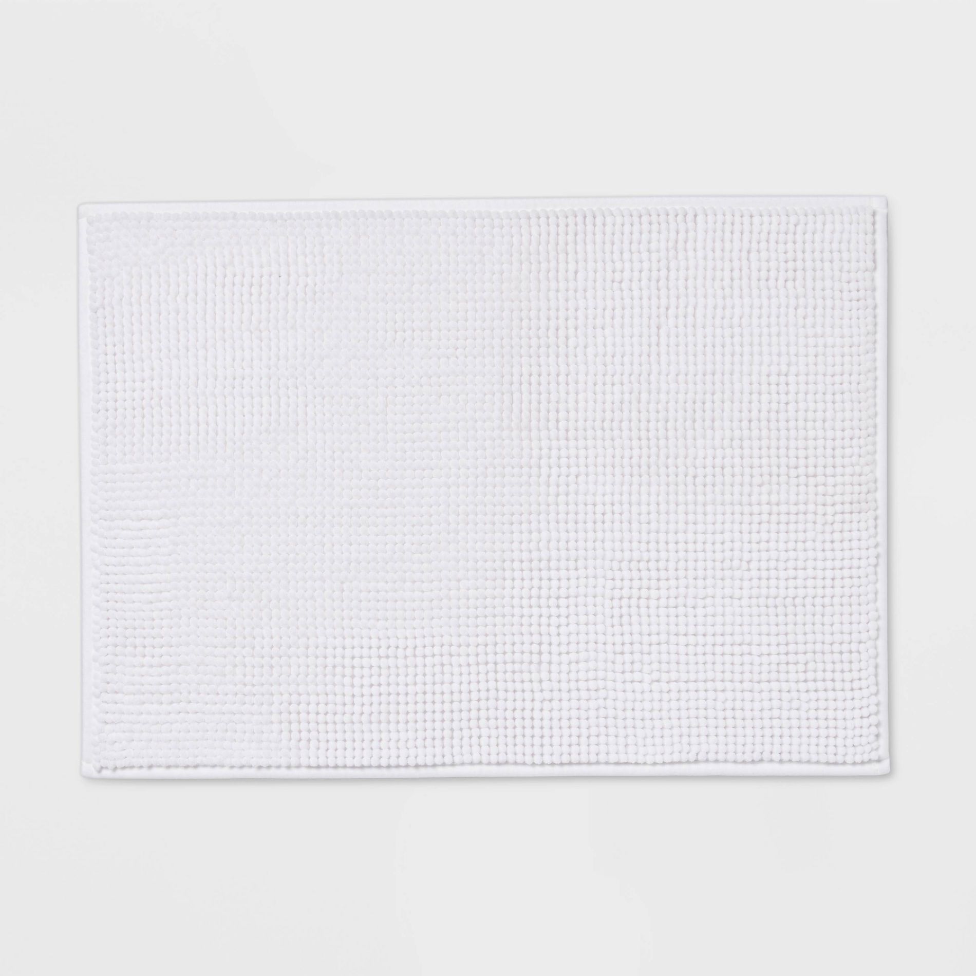 17"x24" Everyday Chenille Bath Rug White - Room Essentials™