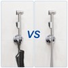 Unique Bargains Plastic Flexible Telescopic Toilet Faucet Sprayer Basin Showers Bidet Sprayer Tube - 2 of 4