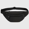 Anna-Kaci Women's Waist  Lightweight Bag - Multiple Zip Fanny Pack for Casual Outings - 2 of 4