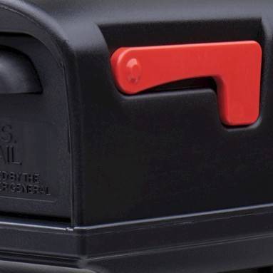 Gibraltar Classic Plastic Mailbox And Post Combo With Double Door