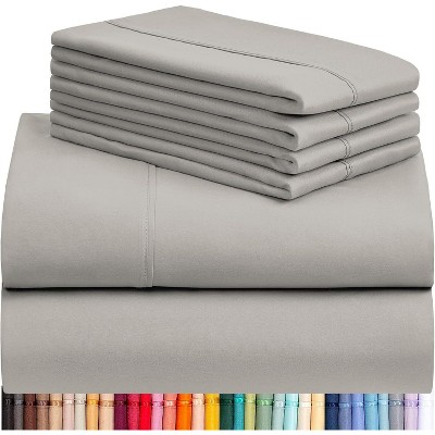 LuxClub 4-7 PC Silky Soft Cooling Deep Pocket Performance Sheet Set