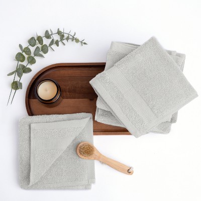 Set Of 4 Bath Towels, 100% Super Plush Premium Cotton, Washcloths and Hand Towels - Becky Cameron