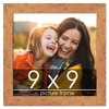 PosterPalooza | Square Shabby Chic Orange Picture Frame - UV Acrylic, Foam Board Backing, Hanging Hardware - 2 of 4