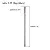 Unique Bargains High Speed Steel Extra Long Straight Flute Metric Taper Plug Thread Milling Taps - 2 of 4