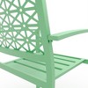 3-Piece All-Iron Patio Bistro Set - Space-Saving, UV-Resistant, 330lb Capacity, Vibrant Colors for Balcony/Garden - 4 of 4