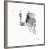 Amanti Art Cow II Dark Square by Avery Tillmon Canvas Wall Art Print Framed 16-in. x 16-in. - 3 of 4