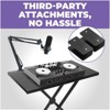 Liquid Stands 2-pc Magnetic Steel Blocks for MS1098/MS1105 Keyboard Stands - U-Shaped, Black Accessory for Enhanced Clamp Fit - 4 of 4