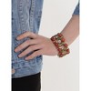 Alilang Vintage-Inspired Floral Filigree Cuff Bracelet with Multicolor Crystal and Enamel Accents - 4 of 4