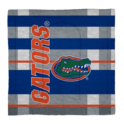 NCAA Florida Gators Heathered Stripe Queen Bedding Set in a Bag - 3pc — фото 2