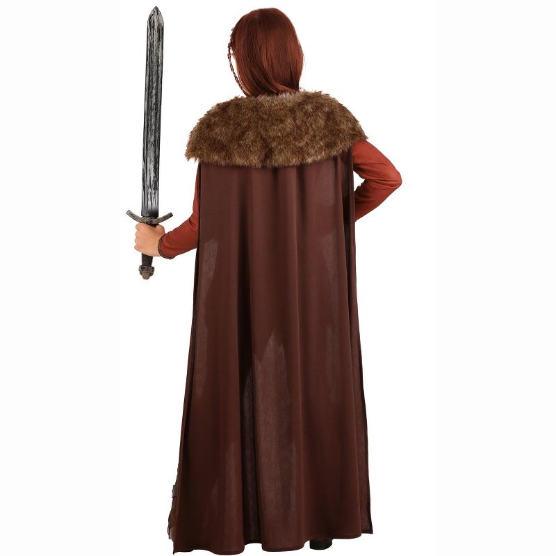 HalloweenCostumes.com Girl's Viking Hero Costume, 3 of 4