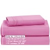 Clara Clark Bed Sheets, Premier 1800 Series 4 Piece Bed Sheet Set, Deep Pocket Luxury Soft Bedding Sheets & Pillowcases - 2 of 4