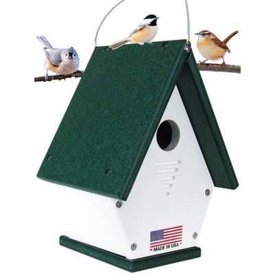 JCS Wildlife Wren, Chickadee, and Warbler Chateau Birdhouse