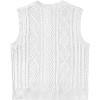 Clearlove Kid Girls Sweater Vest Sleeveless Button Down Knit Cardigan School Uniform Sweater Vest Top - 2 of 4