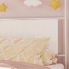 Nasitip Twin Bed Frame with Upholstered Headboard, Metal Platform Bed Frame with Strong Slats Support - 2 of 4