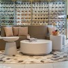 Rome 3pc Concrete Coffee Table Set - Cream White - 3 of 4