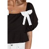 Women's Can't Resist It Bow Smocked Top - LENA - 2 of 2