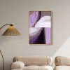 Art Remedy Fashion Fest Amethyst and Earth Combo Retro Abstract Wall Art Framed - 2 of 4