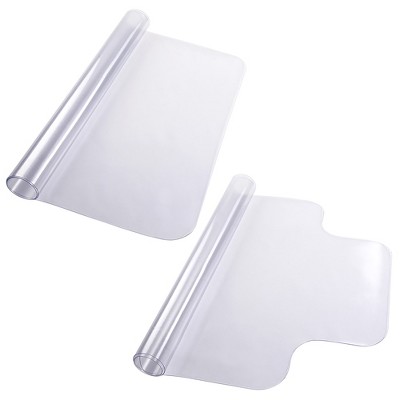 Yescom Floor Mat Protector Home Office Chair Rectangle PVC for Hard Wood 48"x36" 2 Pack
