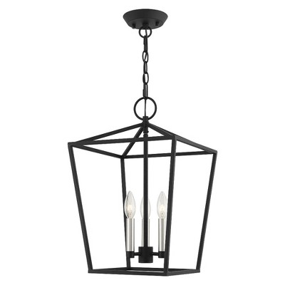 Livex Lighting Devonshire 3 - Light Pendant in  Black