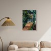 Art Remedy Entrance with Fountain Impresionism Landscape Wall Art Framed - 2 of 4