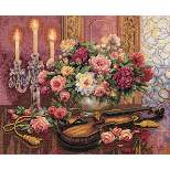Dimensions Gold Collection Counted Cross Stitch Kit 16"X13"-Romantic Floral (14 Count)