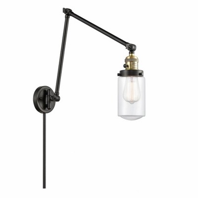 Dover - 1 Light Double Extension Swing Arm Wall Sconce In Traditional Style-30.75 Inches Tall and 4.5 Inches Wide