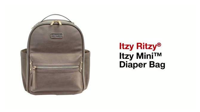 Itzy Ritzy Itzy Mini Backpack Diaper Bag, 2 of 14, play video