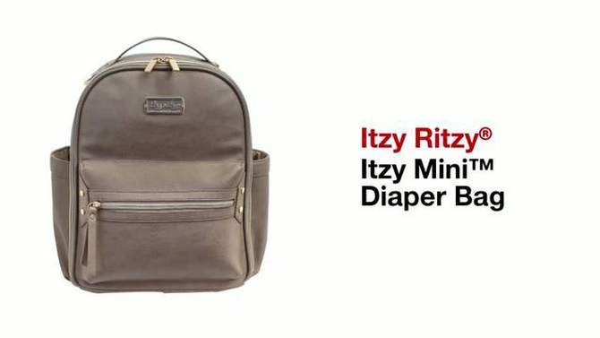 Itzy Ritzy Itzy Mini Backpack Diaper Bag, 2 of 15, play video
