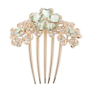 Unique Bargains Women's Three Flowers Hair Insert Comb 1 Pc - 1 of 3