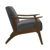 NicBex Accent Chair Velvet Upholstered Living Room Chair Comfy Chair Lounge Chair Armchair for Reading Room, Bedroom - 4 of 4