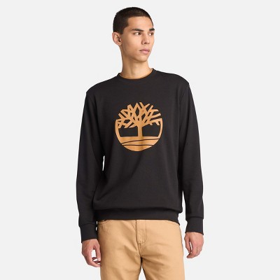 Timberland Men's Northwood Tree Logo Loopback Crew Neck Sweatshirt