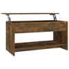 vidaXL Coffee Table Smoked oak Engineered wood Standard Coffee Table - 2 of 4