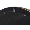Industrial Wood Round Wall Mirror - Olivia & May - 3 of 4
