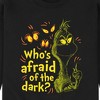 Men's - Dr. Seuss - The Grinch Halloween Who's Afraid Of The Dark Graphic Fleece Sweatshirt - 2 of 4