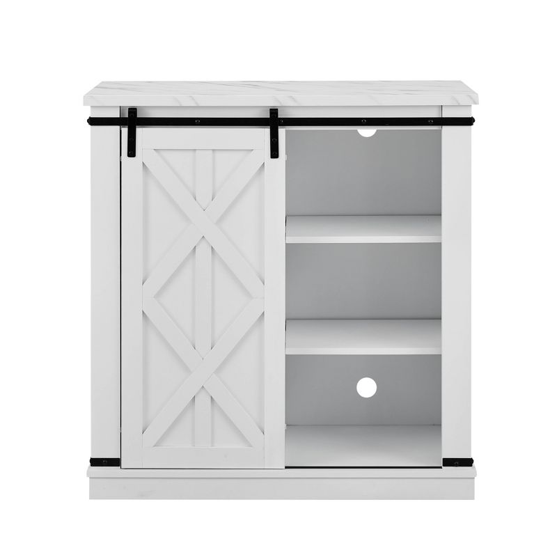 37&#34; Buffet Bar Cabinet White - Home Essentials, 5 of 12