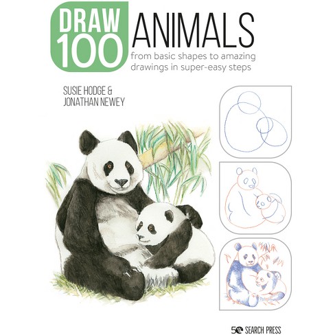 How To Draw Cute & Easy Animals For Kids: A Cute And Easy Step By Step  Guide Book To Learn To Draw Over 100 Animals Like Lion, Elephant, Giraffe