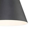 John Timberland Vance Mid Century Modern Wall Light Sconce Black Hardwire 6" Fixture LED Swivel Head for Bedroom Bathroom Vanity Reading Living Room - 3 of 4