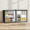 VEVOR Mini Fridge, 1.6 Cu.Ft, Single Door Compact Refrigerator, Metal Shelf, Energy Efficient Small Refrigerator,Reversible Door, Low Noise,Black - 2 of 4