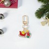 Unique Bargains Christmas Keychain Lobster Clasp Zinc Alloy Multicolored 2.17" 1 Pc - 4 of 4
