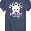 Men's - Instant Message - Childless Cat Lady Society Short Sleeve Graphic T-Shirt - 2 of 4