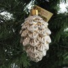 Old World Christmas Glass Blown Ornament for Christmas Tree, Vintage Ponderosa Pine Cone - 2 of 3