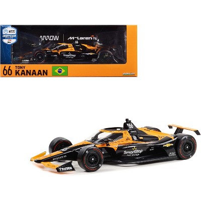 Dallara IndyCar #66 Arrow McLaren "Indianapolis 500" "NTT IndyCar Series" (2023) 1/18 Diecast Model Car by Greenlight