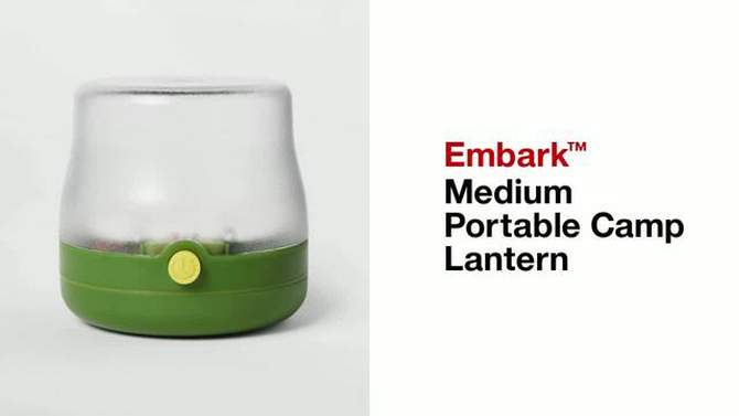 Medium Portable Camp Lantern - Embark&#8482;, 2 of 9, play video