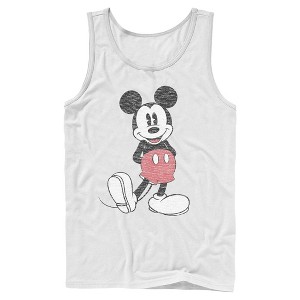 Mens Mickey & Friends Distressed Icon Pose Tank Top - 1 of 4