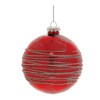 Red Glittered Glass Ball Ornament (Set of 6) - 4 of 4