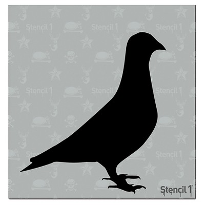 Stencil1 Bird Silhouette - Stencil 5.75" x 6"