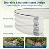 2Packs Galvanized Raised Garden Bed 4x2x1Ft-Open Base Outdoor Galvanized Raised Beds, Weatherproof Steel Garden Planter Bed for Flowers, Vegetables - 3 of 4