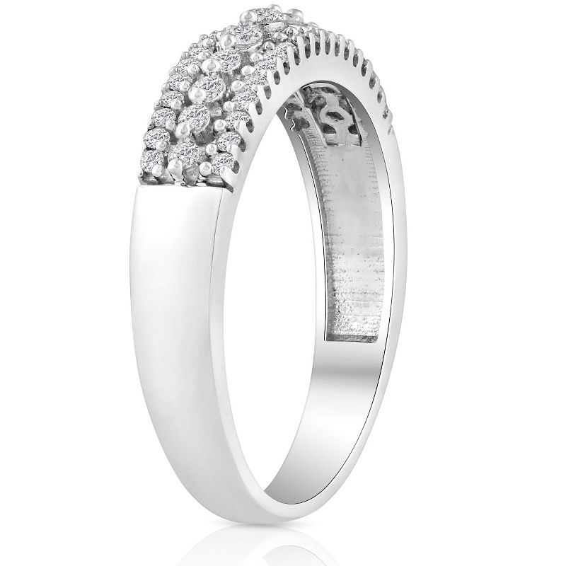 Pompeii3 1/3 carat Diamond Wedding Ring 10 KT White Gold, 4 of 6