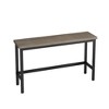 Anybear Modern Design Kitchen Dining Sets, Long Dining Table with 3 Stools, Easy Assembly - 3 of 4