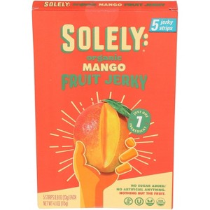 Solely - Fruit Jerky - Organic Mango - Multipack - Case of 6 - 4.1 oz - 1 of 1